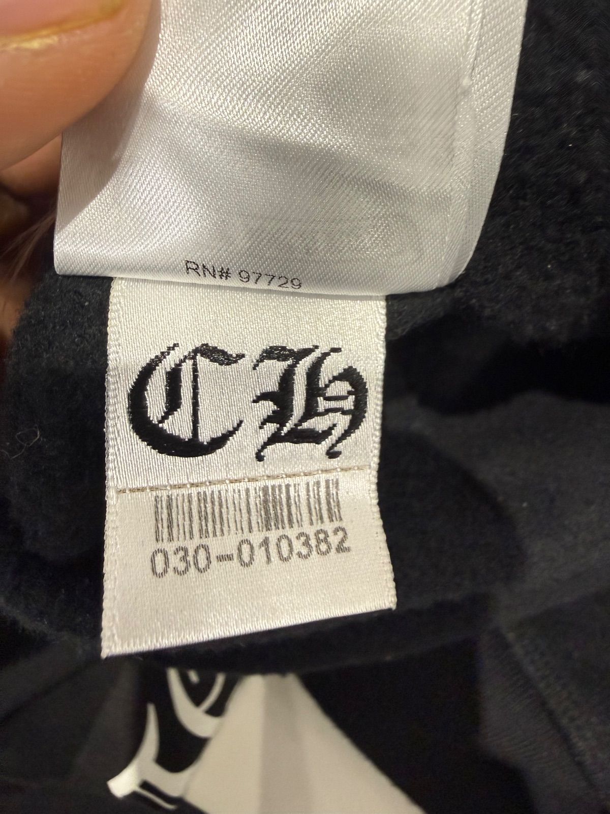 Chrome Hearts Boost Hoodie Black - Lightly Pre-Owned Size M
