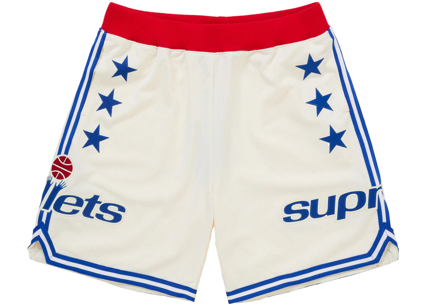 Supreme Mitchell & Ness Teams Basketball Short White