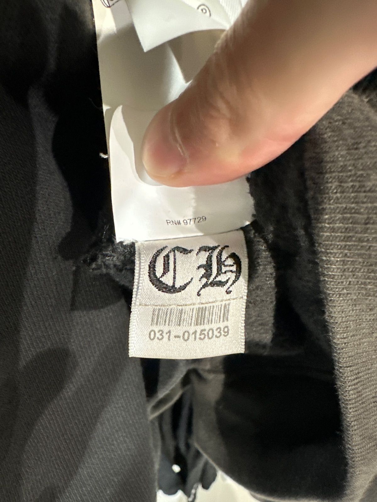 Chrome Hearts Paper Jam Pullover Hoodie Black - Lightly Used Size M