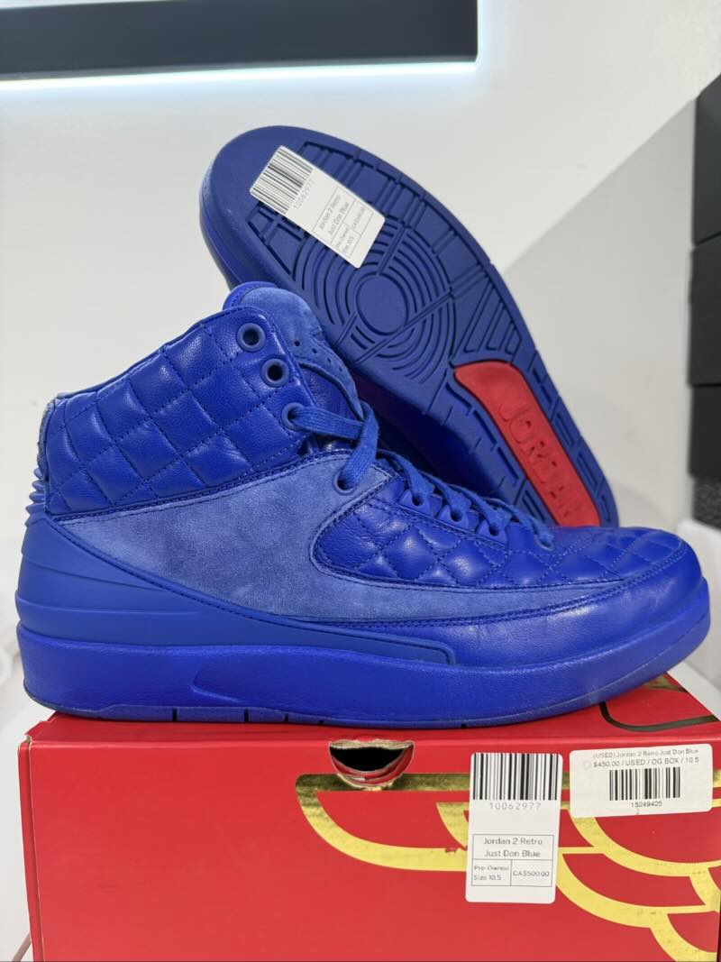 Jordan 2 Retro Just Don Blue - Pre-Owned Size 10.5