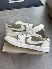 Jordan 1 Retro Low Golf Travis Scott Neutral Olive - Pre-Owned Size 10.5