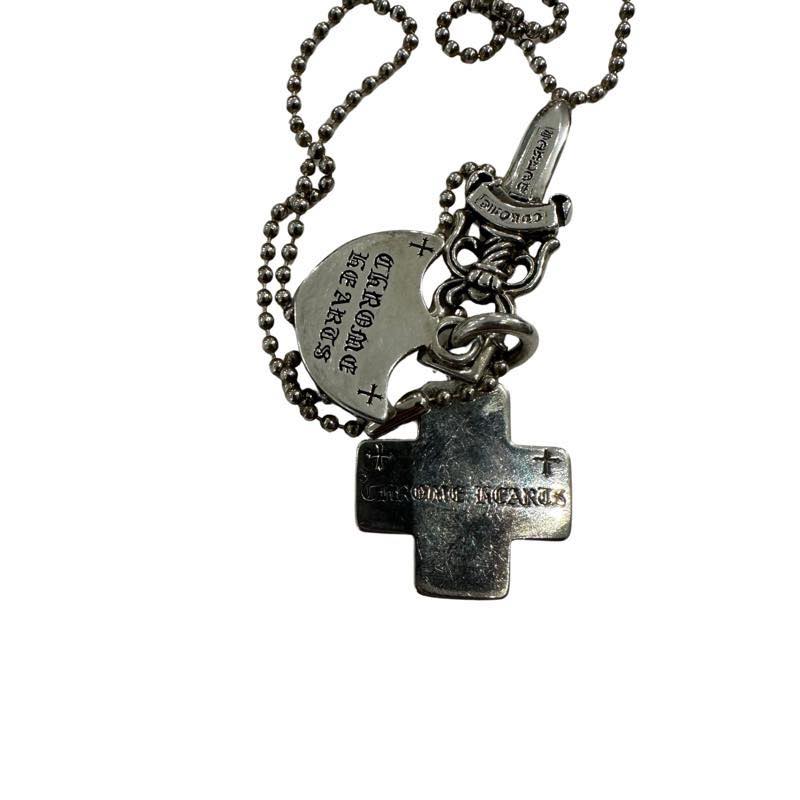 Chrome Hearts Lucky Trinkets w/ Ball Chain Necklace (28 Inches) - Lightly Used
