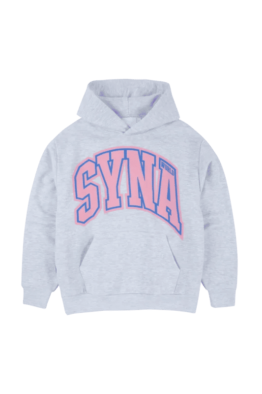 Syna World College Logo Hoodie Birch Marl