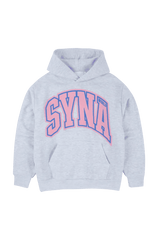 Syna World College Logo Hoodie Birch Marl