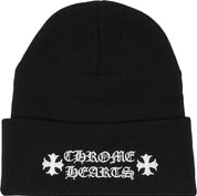 Chrome Hearts Logo Beanie Black