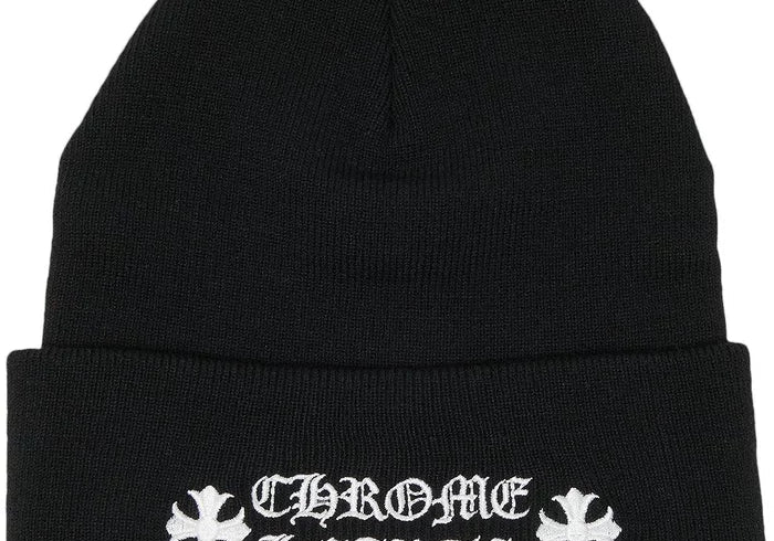 Chrome Hearts Logo Beanie Black