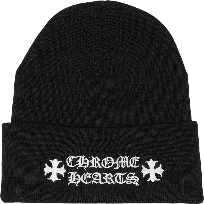 Chrome Hearts Logo Beanie Black