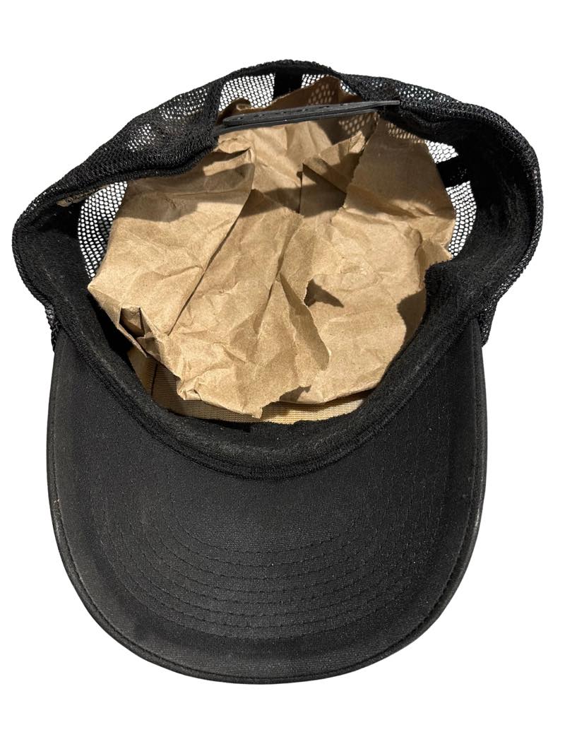 Vintage 90s Chrome Hearts CH Hollywood Trucker Black/White - Pre-Owned