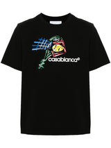 Casablanca Croquis De Tennis Tee Black