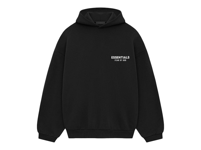 Fear of God Essentials Fleece Hoodie (FW24) Black