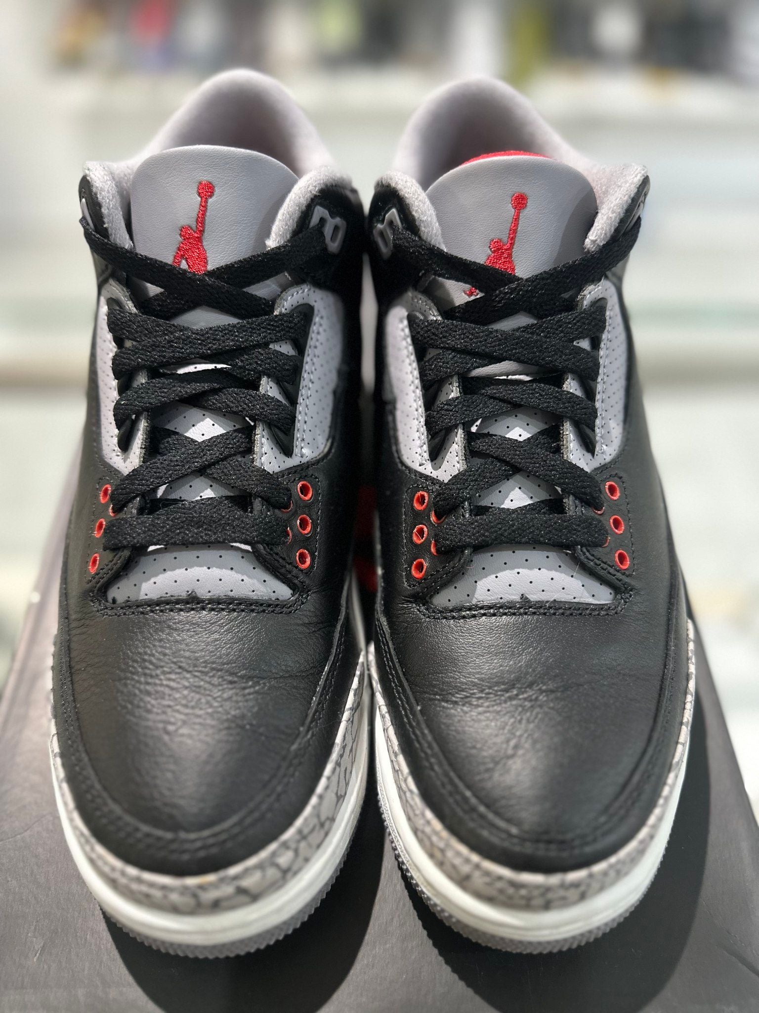 Jordan 3 Retro Black Cement (2024) - Pre-Owned Size 8 (Worn Once)