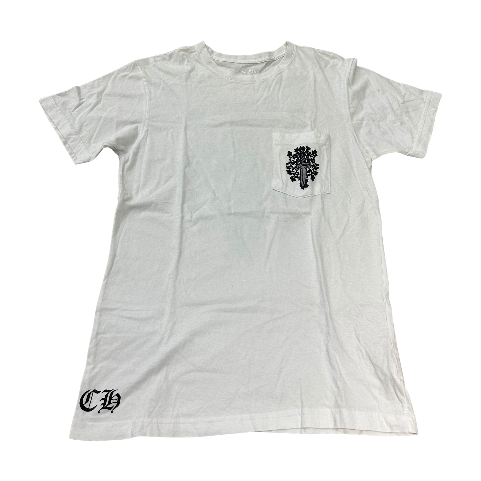 Chrome Hearts Dagger T-Shirt White (Preowned Size M) - Pre-Owned