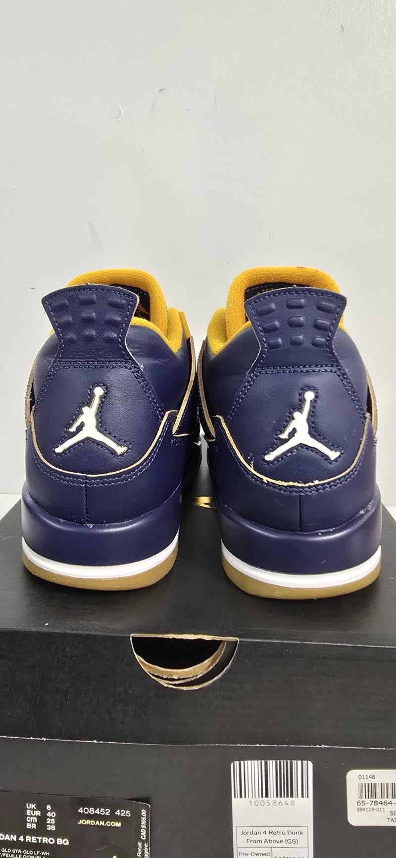 Jordan 4 Retro Dunk From Above (GS) - Pre-Owned Size 7Y