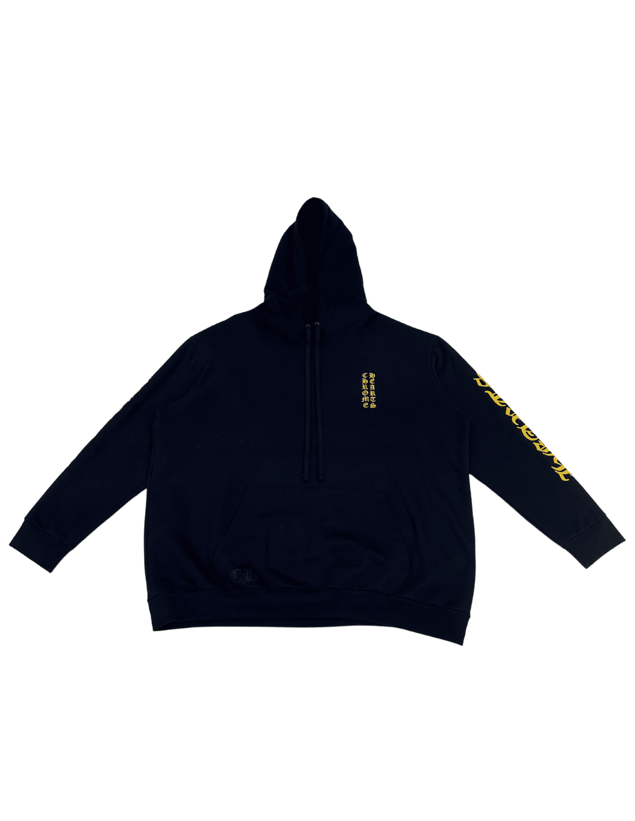 Chrome Hearts Logo Hoodie Navy - Pre-Owned Size XXL