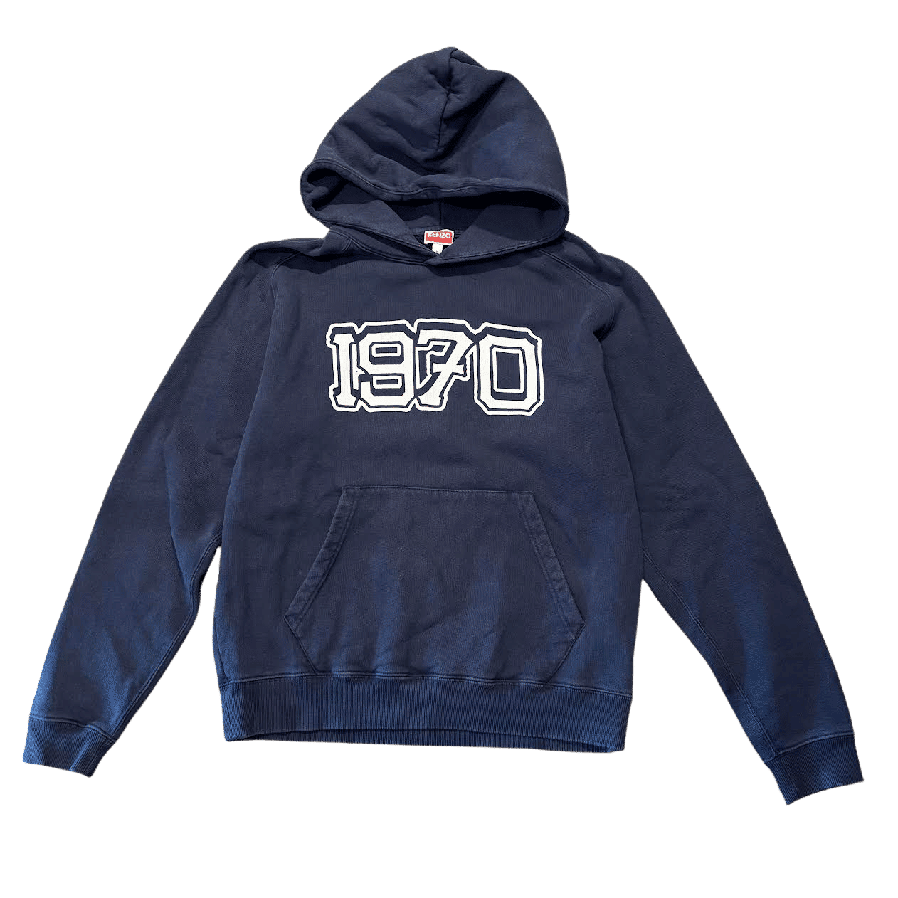 Kenzo 1970 Varsity Hoodie Navy (Preowned Size S) - Pre-Owned