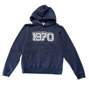 Kenzo 1970 Varsity Hoodie Navy (Preowned Size S) - Pre-Owned