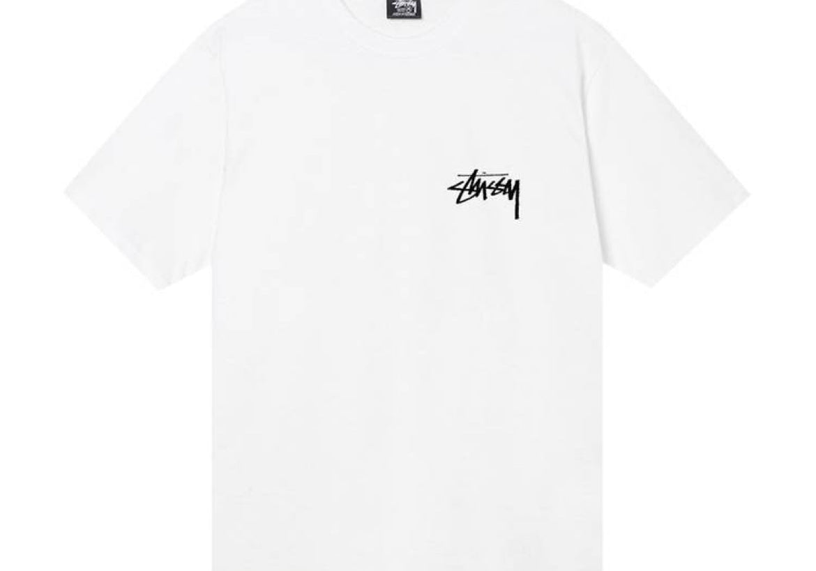 Stussy Withered Flower Tee White