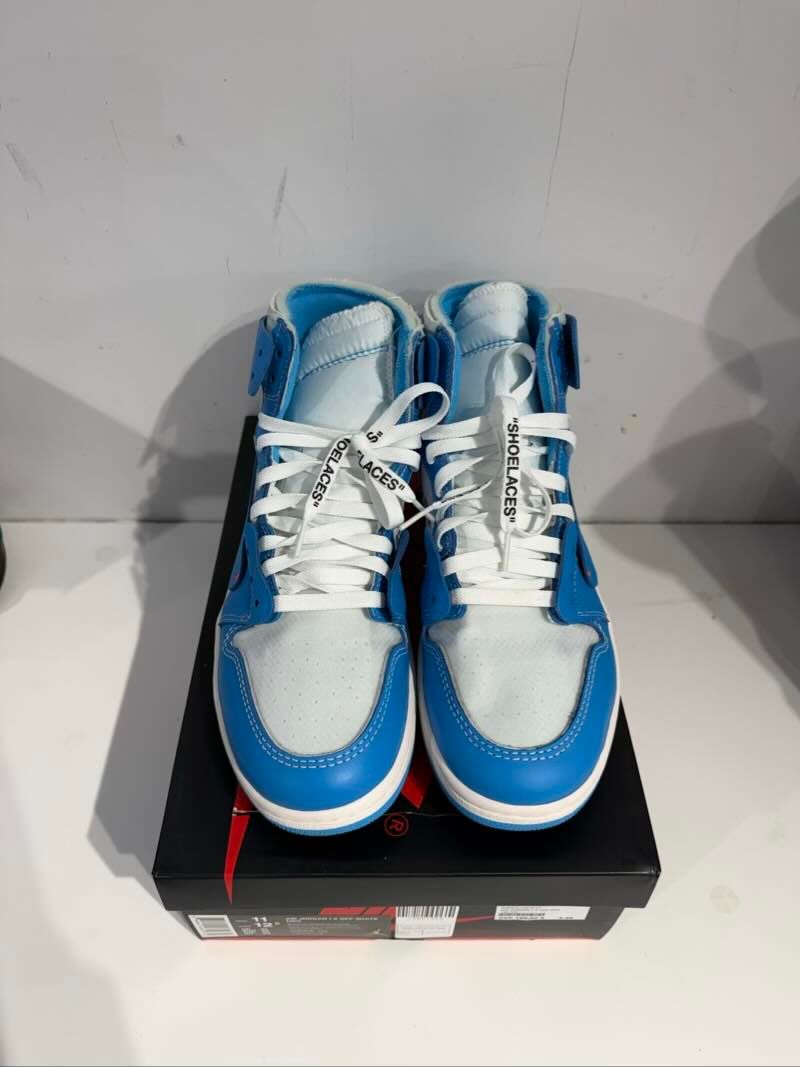 Jordan 1 Retro High Off-White University Blue - Lightly Used Size 11