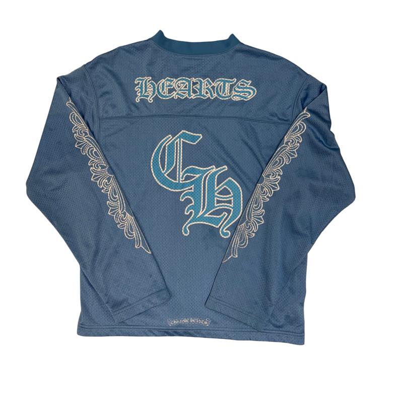 Chrome Hearts Sports Mesh L/S Jersey Sky Blue - Lightly Used Size M