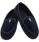 Chrome Hearts Dagger Corduroy Loafers Navy