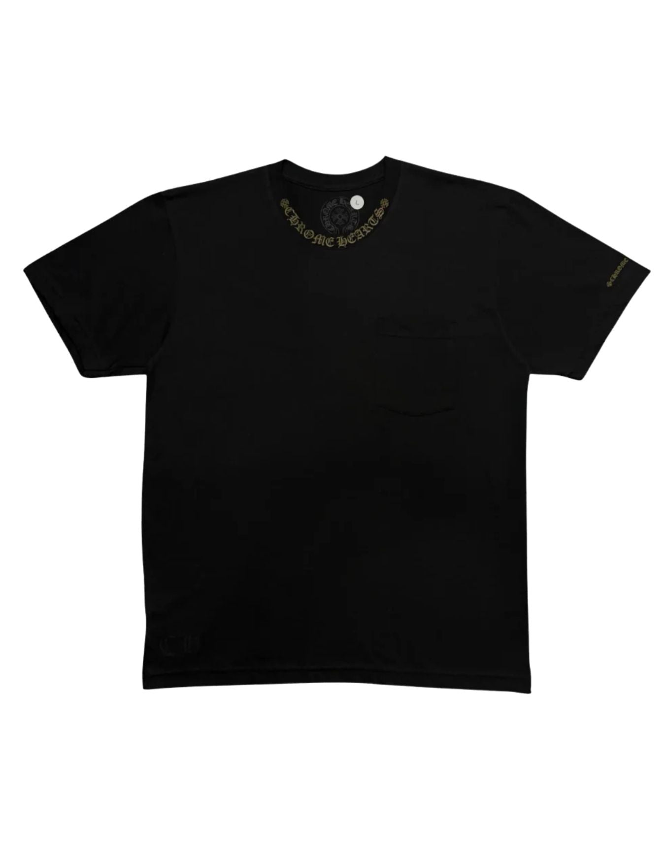 Chrome Hearts Neck Logo T-shirt Black/Olive
