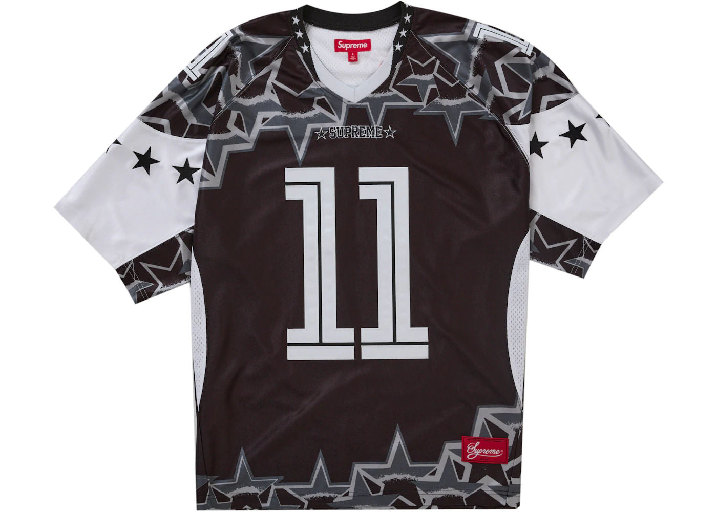 Supreme Stars Football Jersey Black