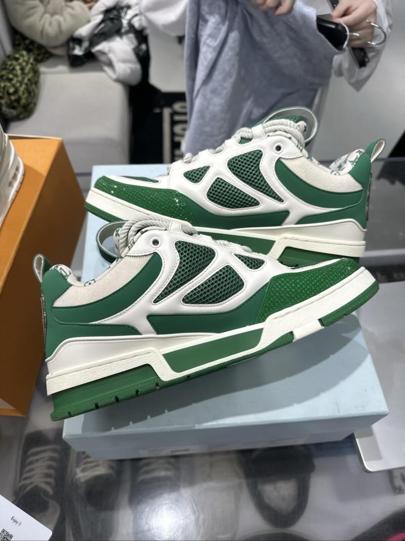 Louis Vuitton LV Skate Sneaker Green White - Pre-Owned Size LV9.5/11M