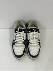 Louis Vuitton LV Trainer White Black - Pre-Owned Size 10 (No original box)