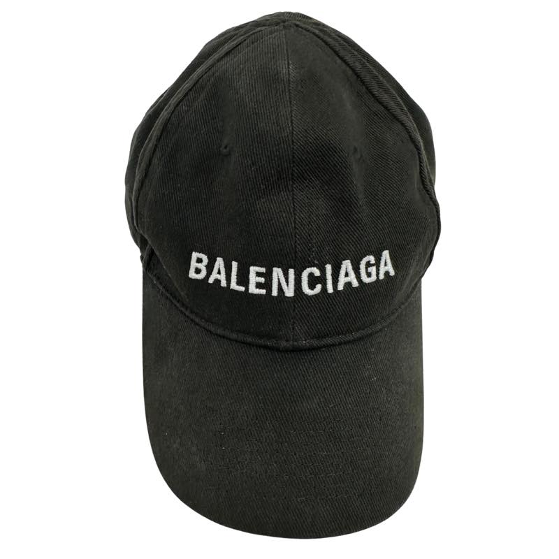 Balenciaga Logo Cap Black/White - Pre-Owned