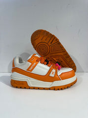 Louis Vuitton Trainer Maxi Orange - Pre-Owned Size 10.5 (No original box)