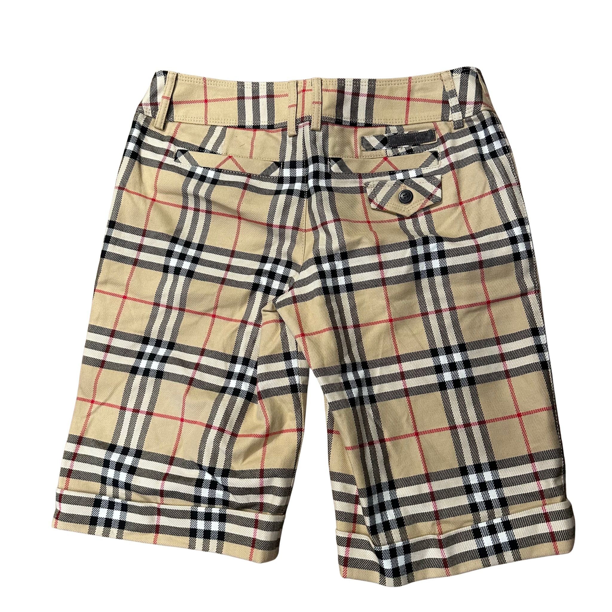 Burberry Plaid Shorts (Preowned Size 30W) - Pre-Owned