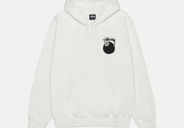 Stussy 8 Ball Pigment Dyed Hoodie Natural