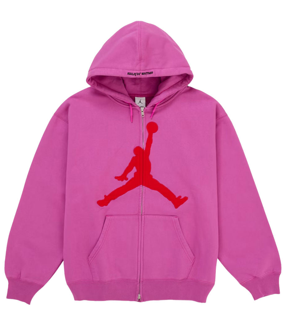 Supreme Jordan Hooded Sweatshirt (SS26) Pink
