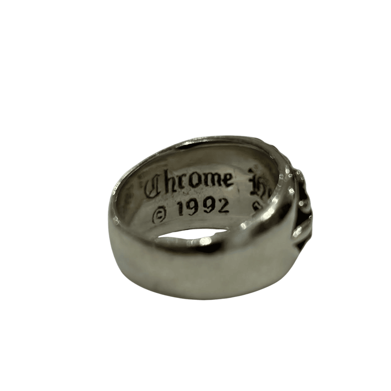 Chrome Hearts Floral Cross Ring (Lightly Used Size 8) - Pre-Owned