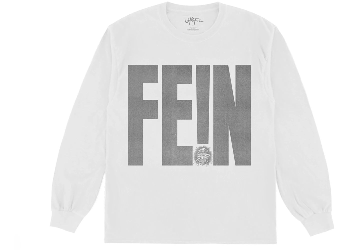 Travis Scott Utopia Fe!N Long L/S Tee White