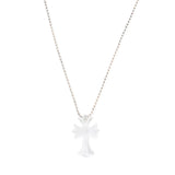 Chrome Hearts Silichrome Cross Necklace Clear - Lightly Used