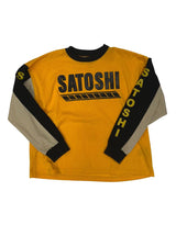 Satoshi Nakamoto Racer Longsleeve Jersey Yellow - Lightly Used Size XL