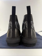 Dior B23 High Top Canvas Oblique Black - Lightly Pre-Owned Size 9
