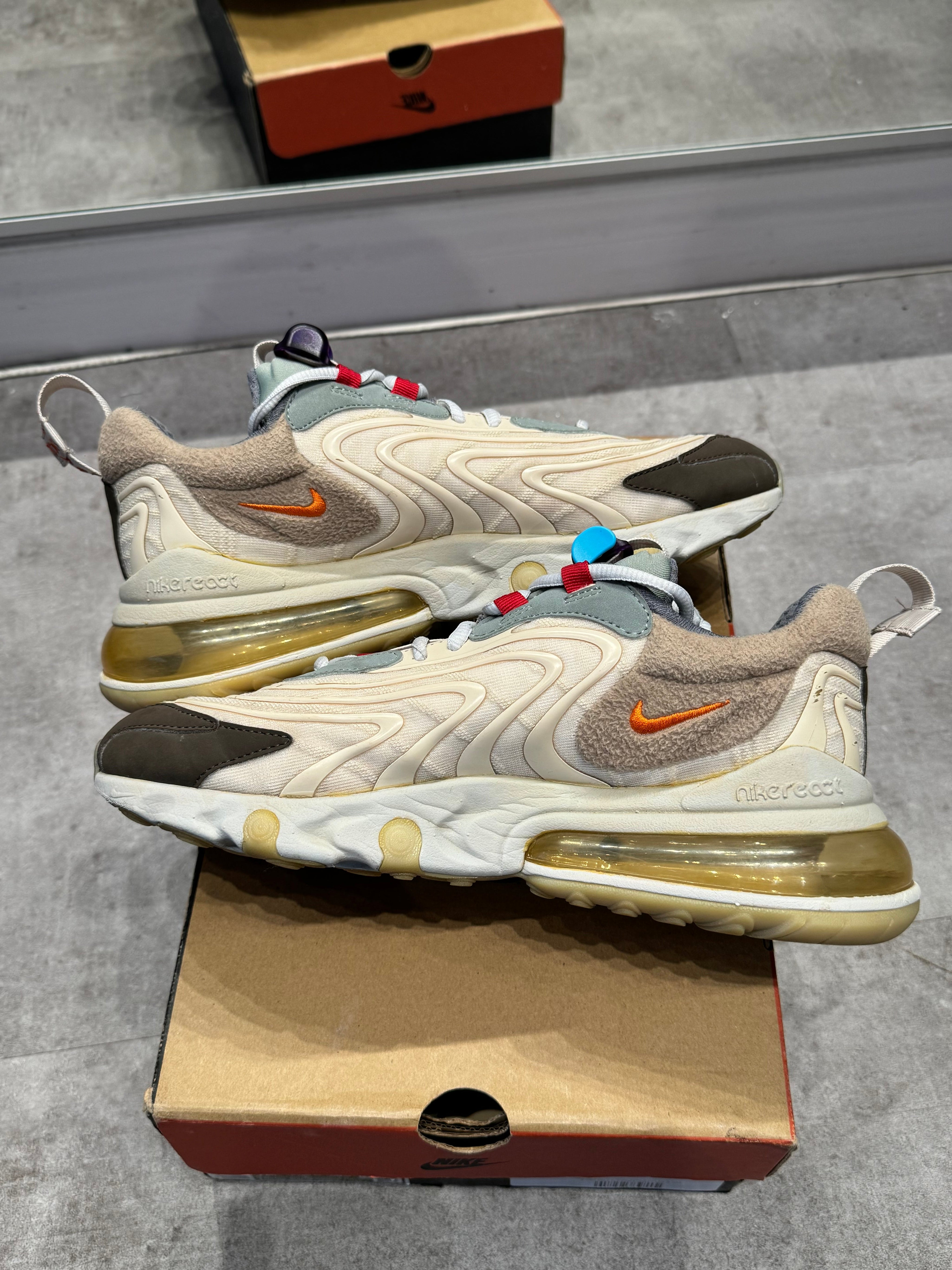 Nike Air Max 270 React ENG Travis Scott Cactus Trails - Pre-Owned Size 8.5