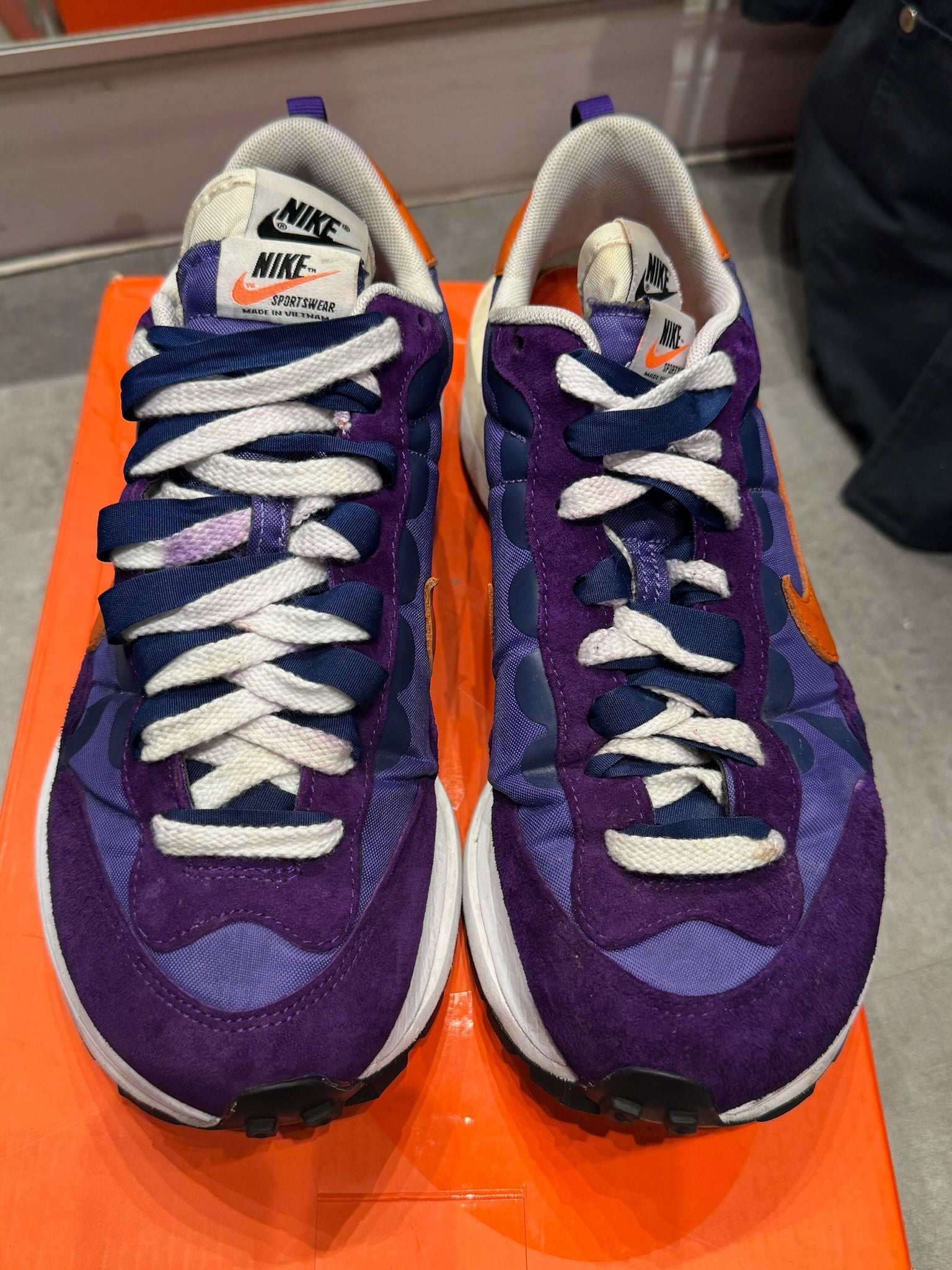 Nike VaporWaffle Sacai Dark Iris - Pre-Owned Size 8