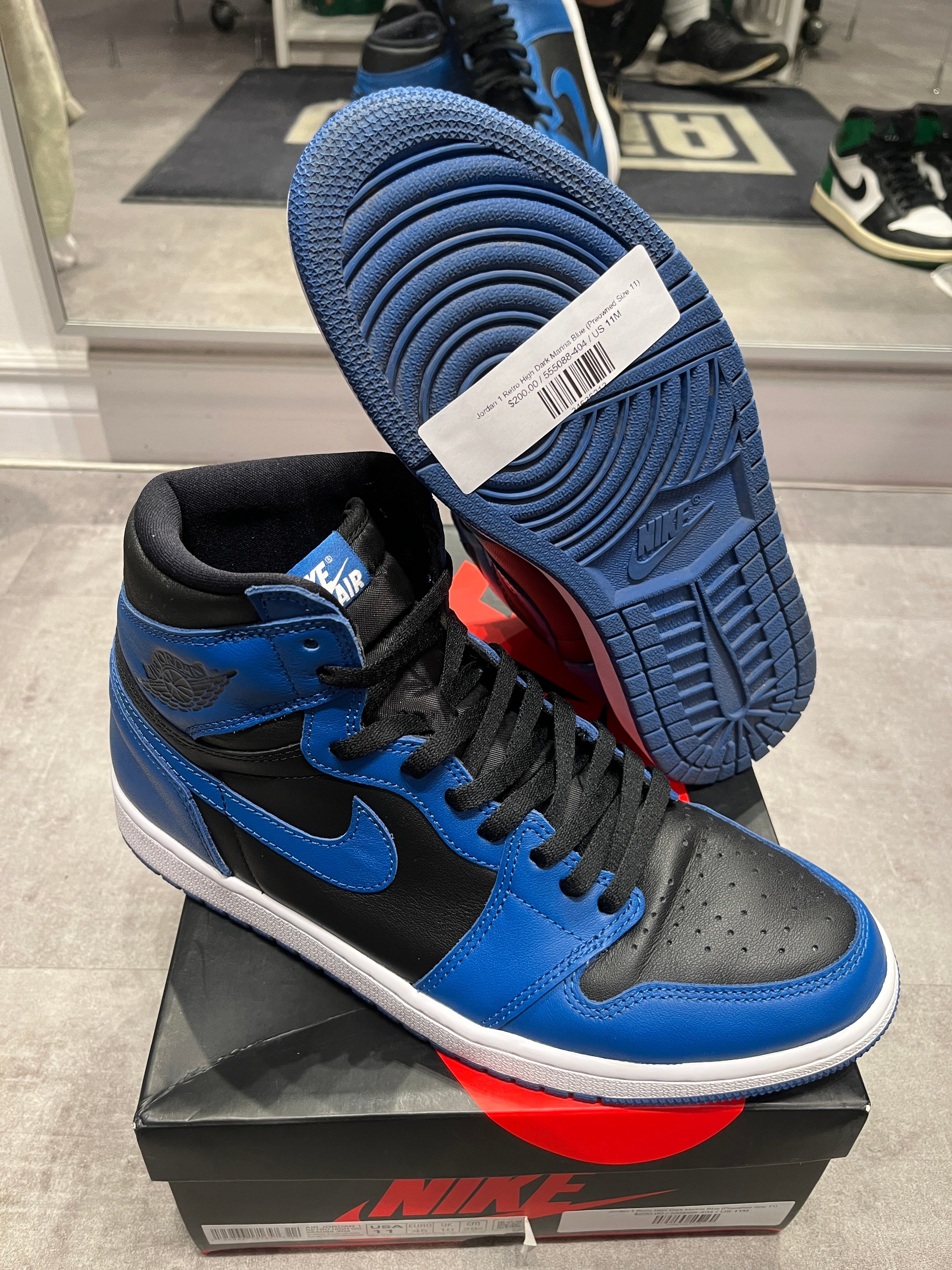 Jordan 1 Retro High Dark Marina Blue (Preowned Size 11)