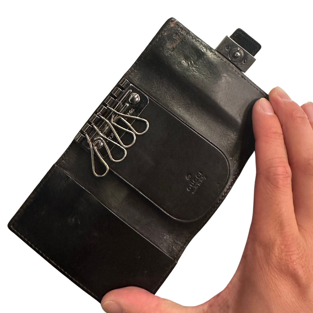 Gucci Black Key Holder - Pre-Owned Size OS