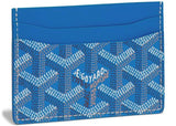 Goyard Saint Sulpice Card Holder Sky Blue
