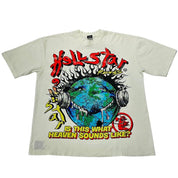Hellstar Studios Heaven On Earth Tee Cream (OVERSEAS EXCLUSIVE) - Worn Once Size XL