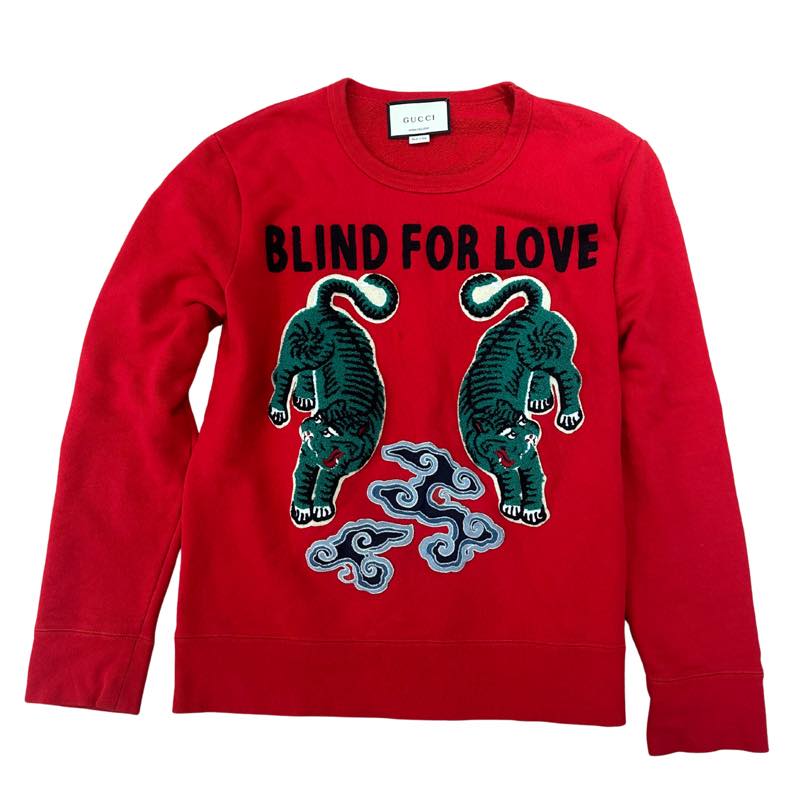 Gucci Blind For Love Japan Exclusive Sweater Red - Pre-Owned Size L