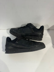 Louis Vuitton LV Trainer Black Monochrome - Pre-Owned Size 11M (No Box)