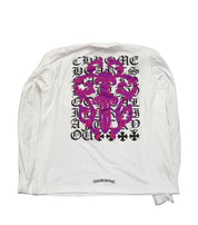 Chrome Hearts Eye Chart L/S T-Shirt White - Lightly Pre-Owned Size XL
