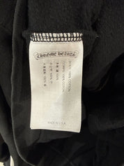 Chrome Hearts Vertical Logo Zip Up Hoodie Black - Lightly Pre-Owned Size M
