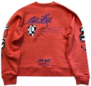 Chrome Hearts Matty Boy Sadistic Lipstick Crewneck Red