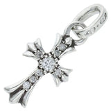 Chrome Hearts Pave Diamond Baby Fat Pendant
